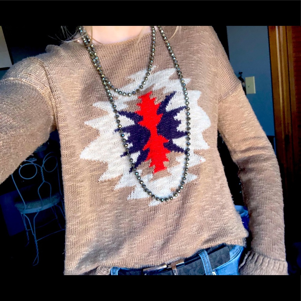 Tan sweater